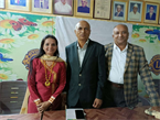 Yogita rajgandhi with ISRO Scientists